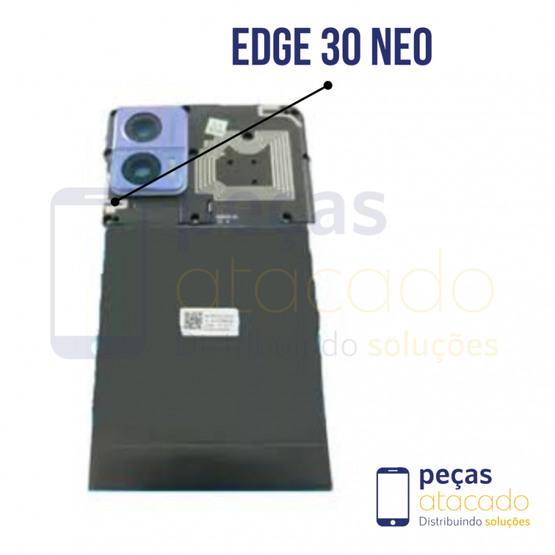 L-0148 LENTE MOTOROLA MOTO EDGE 30 NEO (BACK - LENTE COMPLETA - NFC - CARCAÇA) - LILAS