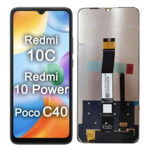 S-0484 FRONTAL XIAOMI REDMI 10C (220333QA) | POCO C40 (220333QPG) SEM ARO ORIGINAL CHINA IPS