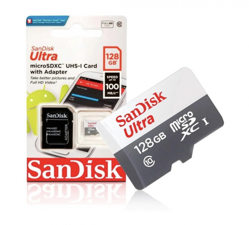 CARTAO DE MEMORIA SANDISK ULTRA 128GB