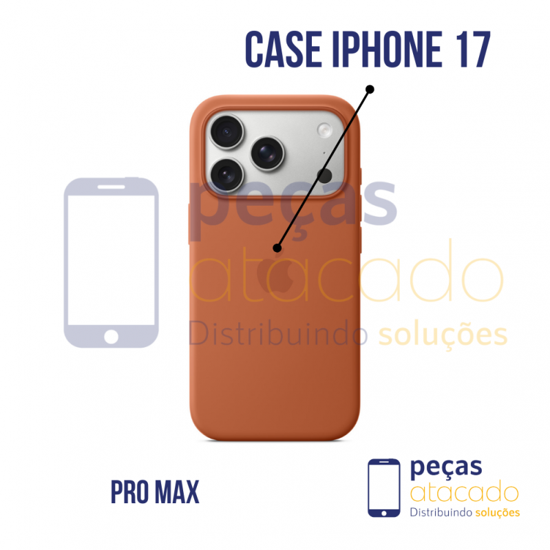 CAPA CASE SILICONE IPHONE 17 PRO MAX