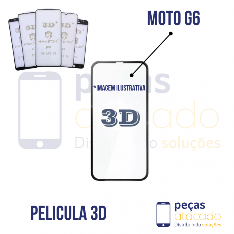 P-0175 PELICULA MOTOROLA MOTO G6 3D