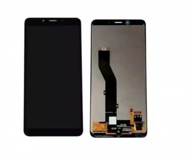 S-0526 FRONTAL LG K8 PLUS (LMX120) SEM ARO PRETO ORIGINAL CHINA IPS