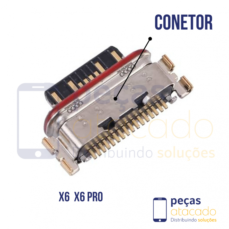 C-0070 CONECTOR DE CARGA XIAOMI POCO X6 | X6 PRO
