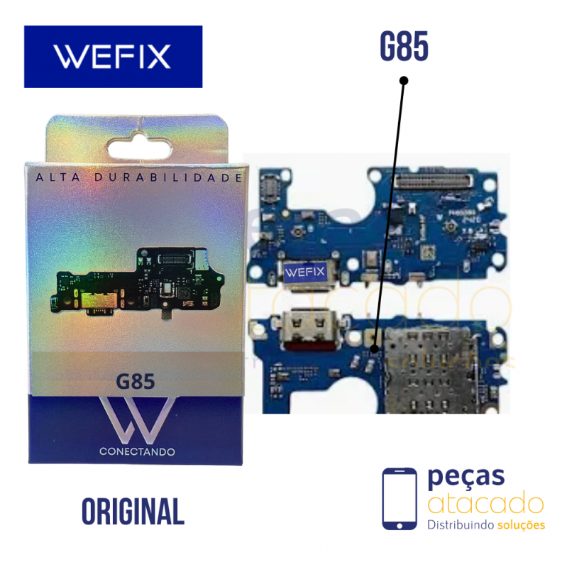 SUB PLACA DE CARGA MOTOROLA MOTO G8 WEFIX ORIGINAL