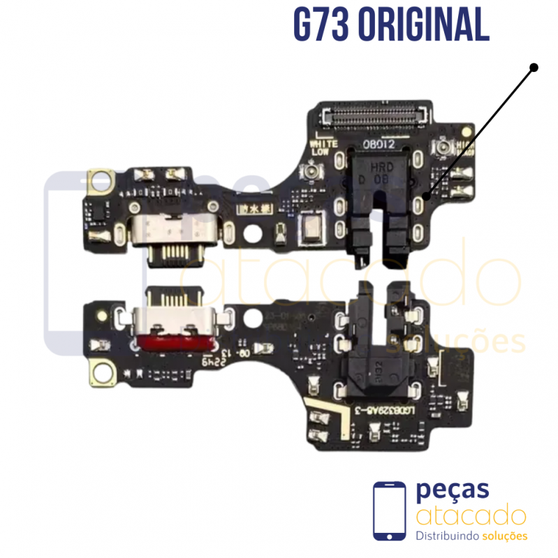 SB-0172 SUB PLACA CONECTOR MOTOROLA MOTO G73 5G ORIGINAL