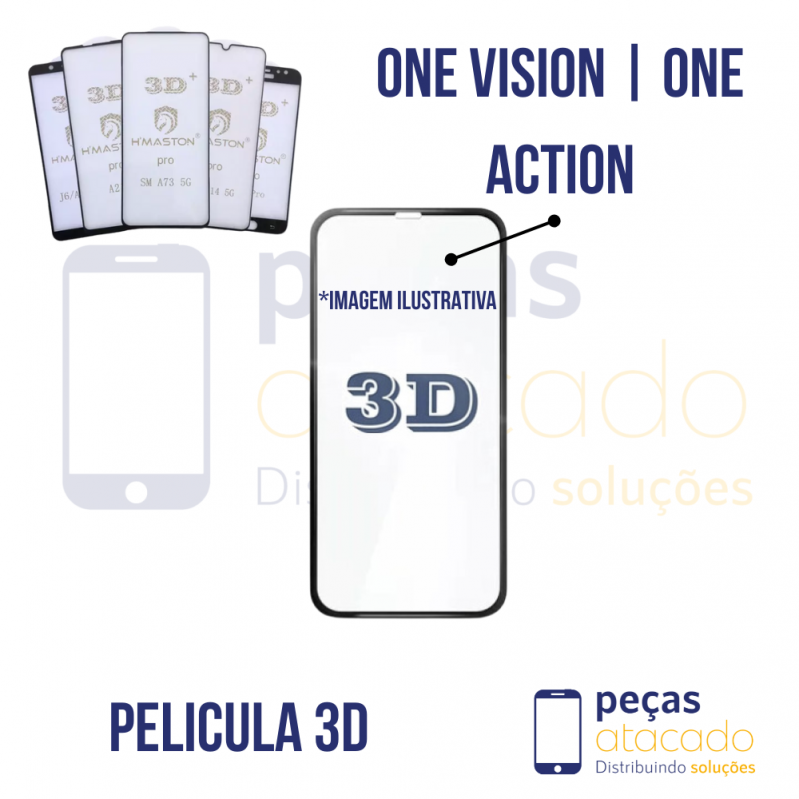 P-0167 PELICULA MOTOROLA MOTO ONE VISION | ONE ACTION 3D