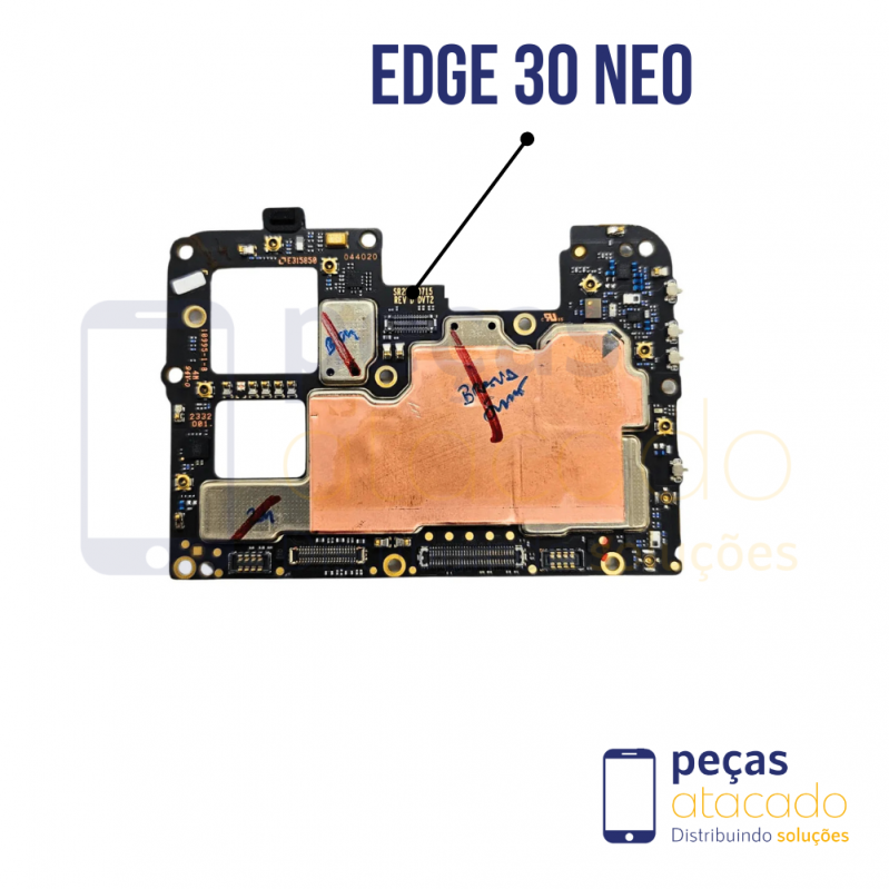 J-0077 PLACA DE CARGA MOTOROLA EDGE 30 NEO DESBLOQUEADA  RETIRADA