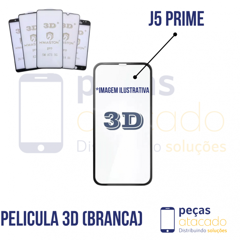 P-0677 PELICULA SAMSUNG J5 PRIME BRANCA 3D