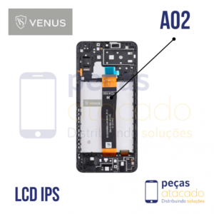 S-0813 FRONTAL SAMSUNG A02 (SM-A022) COM ARO VENUS IPS