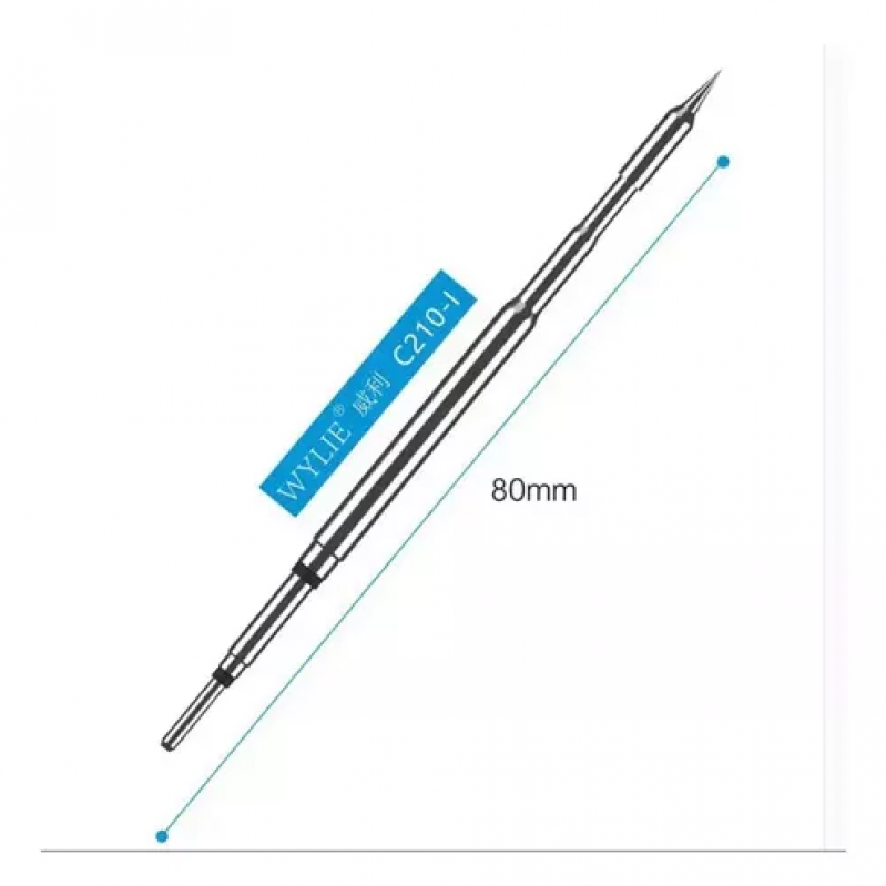 PONTA FERRO DE SOLDA WYLIE C210-I RETA PARA JBC