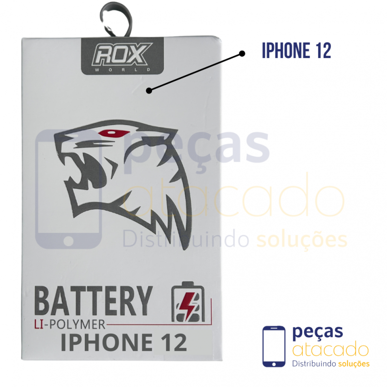 BA-0345 BATERIA ROX IPHONE 12 (A2403) | 12 PRO (1 ANO DE GARANTIA)