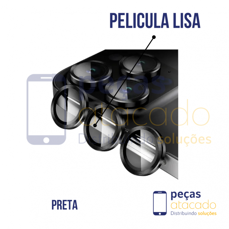 PELICULA DE CAMERA IPHONE 16 PRO | 16 PRO MAX COLORIDA LISAS(KIT)