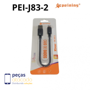 CABO PEINING USB | LIGHTNING 24CM 6A (PEI-J83-2)