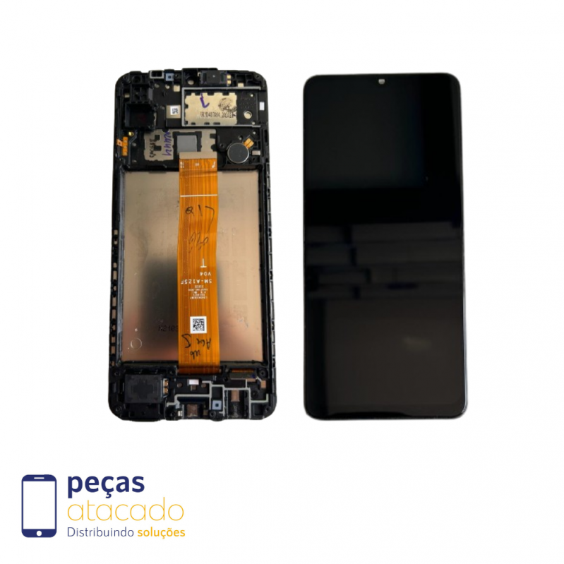 FRONTAL SAMSUNG A12 (SM-A125) COM ARO ORIGINAL NACIONAL IPS