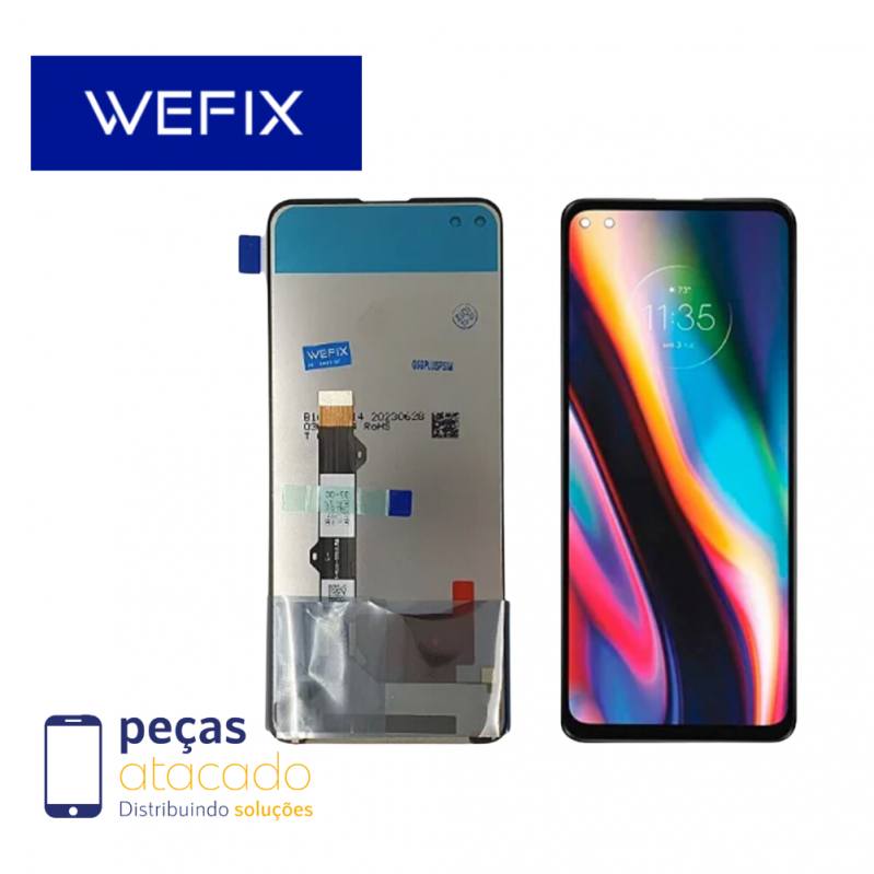 S-0162 FRONTAL MOTOROLA MOTO G 5G PLUS SEM ARO WEFIX IPS