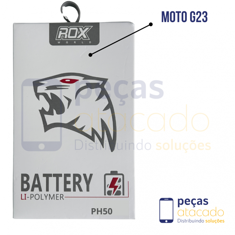 BA-0044 BATERIA ROX MOTOROLA MOTO G23 (PH50) (1 ANO DE GARANTIA)
