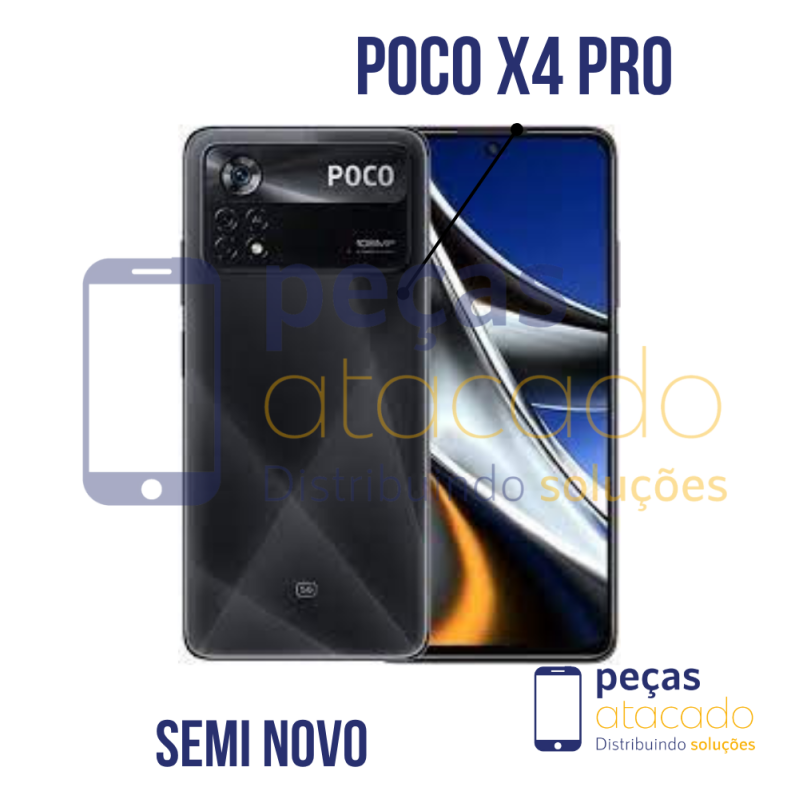 CELULAR XIAOMI POCO X4 PRO 5G LASER BLACK 6GB RAM 128GB ROM ( SEMI NOVO)