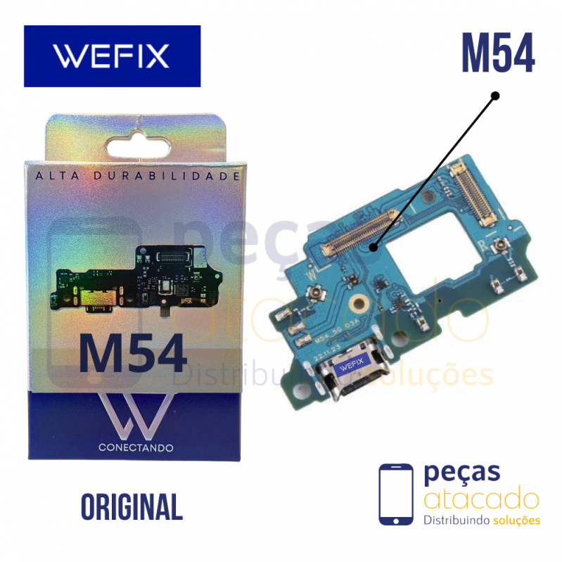 SUB PLACA DE CARGA SAMSUNG M54 WEFIX ORIGINAL
