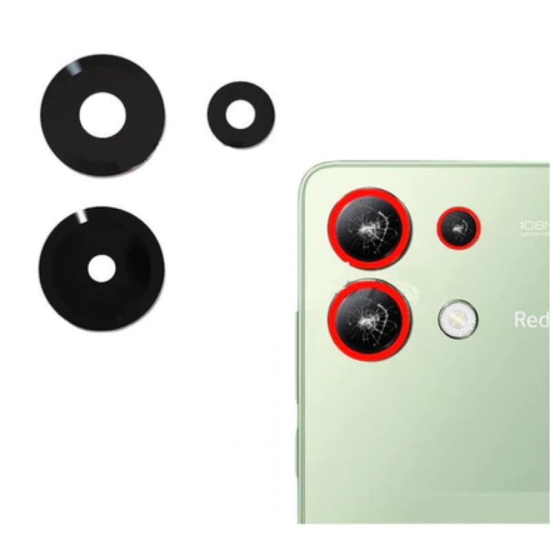 L-0127 LENTE CAMERA XIAOMI NOTE 13 (KIT COM 3)