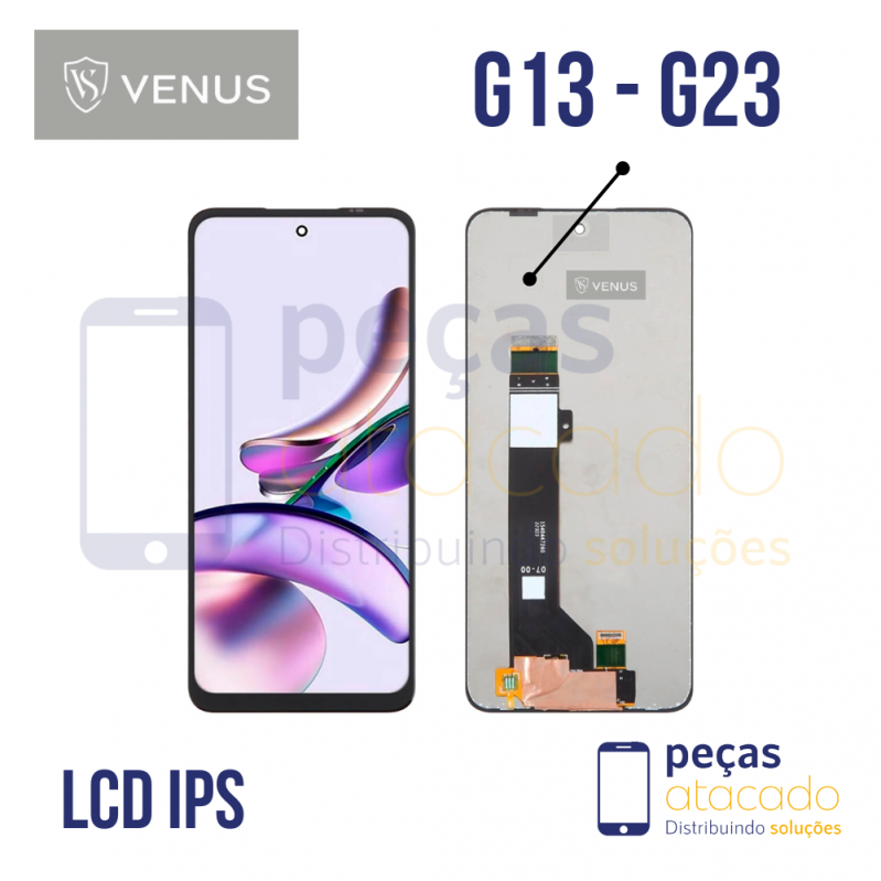 S-0827 FRONTAL MOTOROLA MOTO G13 (XT2331) G23 (XT-2333) SEM ARO VENUS IPS