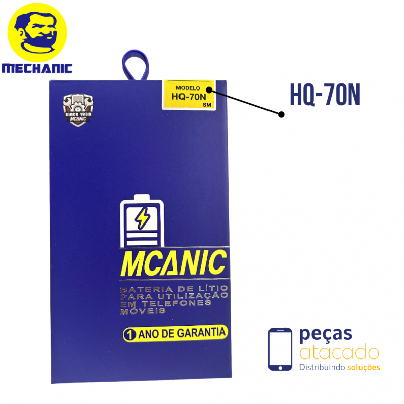 BA-0532 BATERIA MECHANIC SAMSUNG A10S (SM-A107) A11 (SM-A115) A20S (SM-S207) (HQ-70N) (WT-N6) (1 ANO DE GARANTIA)