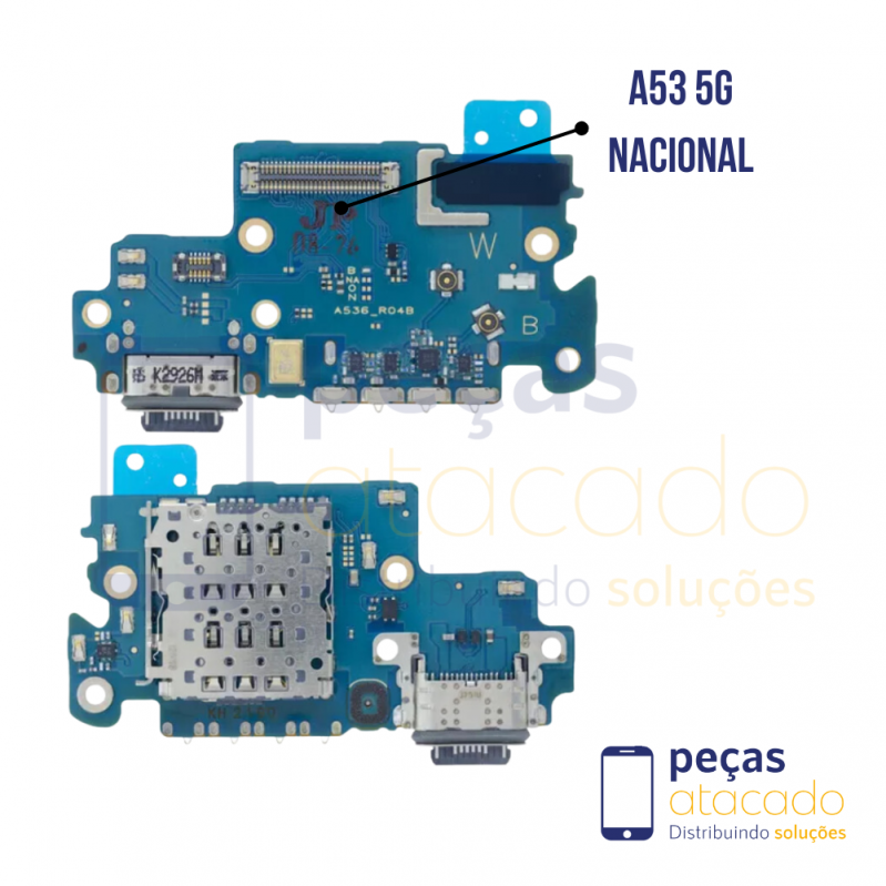 SUB PLACA CONECTOR SAMSUNG SM-A536 GALAXY A53 5G ORIGINAL NACIONAL