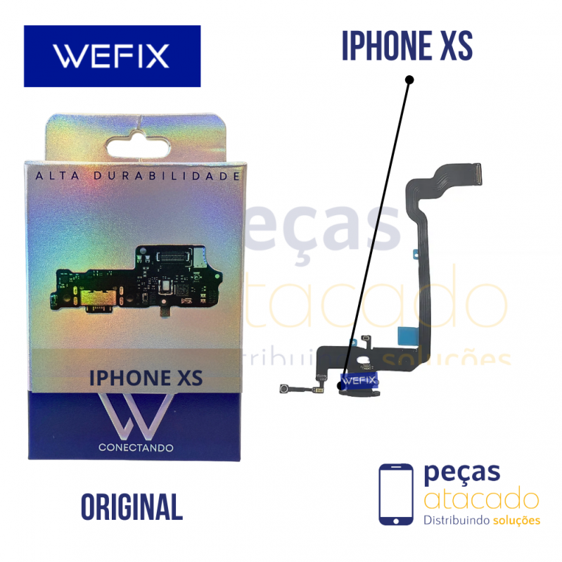 FLEX CONECTOR DE CARGA IPHONE XS WEFIX ORIGINAL
