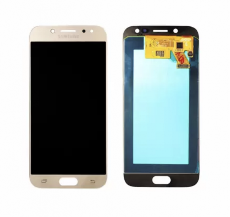 S-1084 FRONTAL SAMSUNG J7 PRO (SM-J730) SEM ARO DOURADA ORIGINAL CHINA OLED