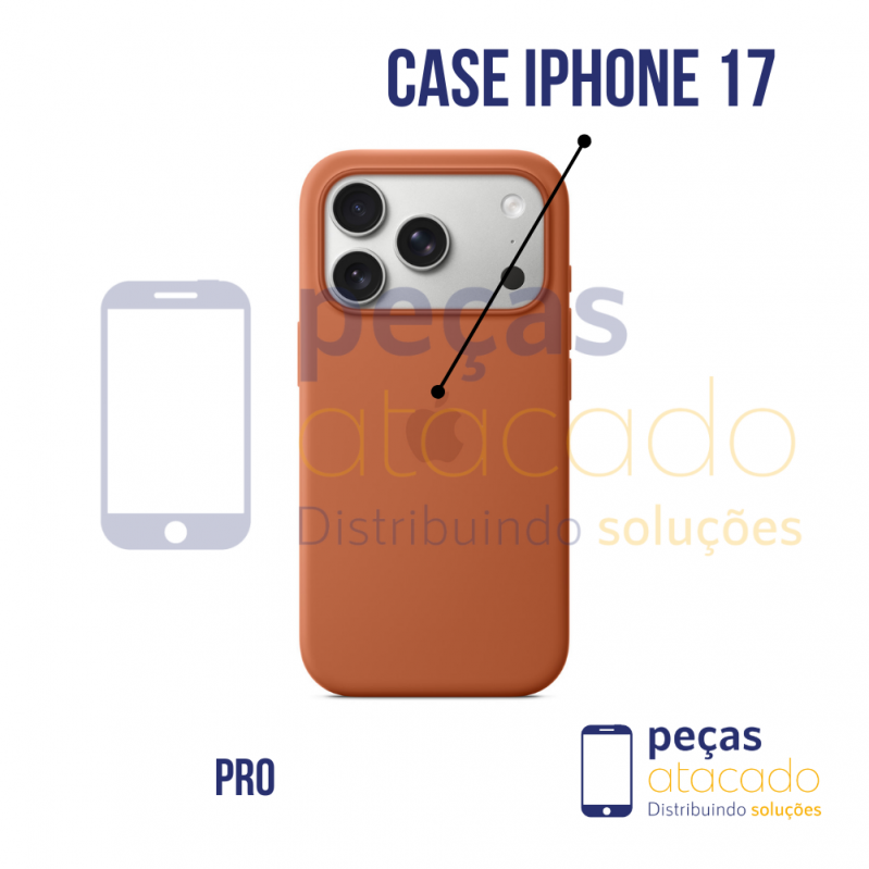 CAPA CASE SILICONE IPHONE IPHONE 17 PRO