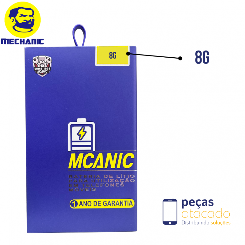 BA-0517 BATERIA MECHANIC IPHONE 8G (1 ANO DE GARANTIA)