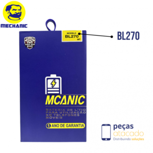 BA-0520 BATERIA MECHANIC LENOVO K6 PLUS | G6 PLAY (BL270) (1 ANO DE GARANTIA)